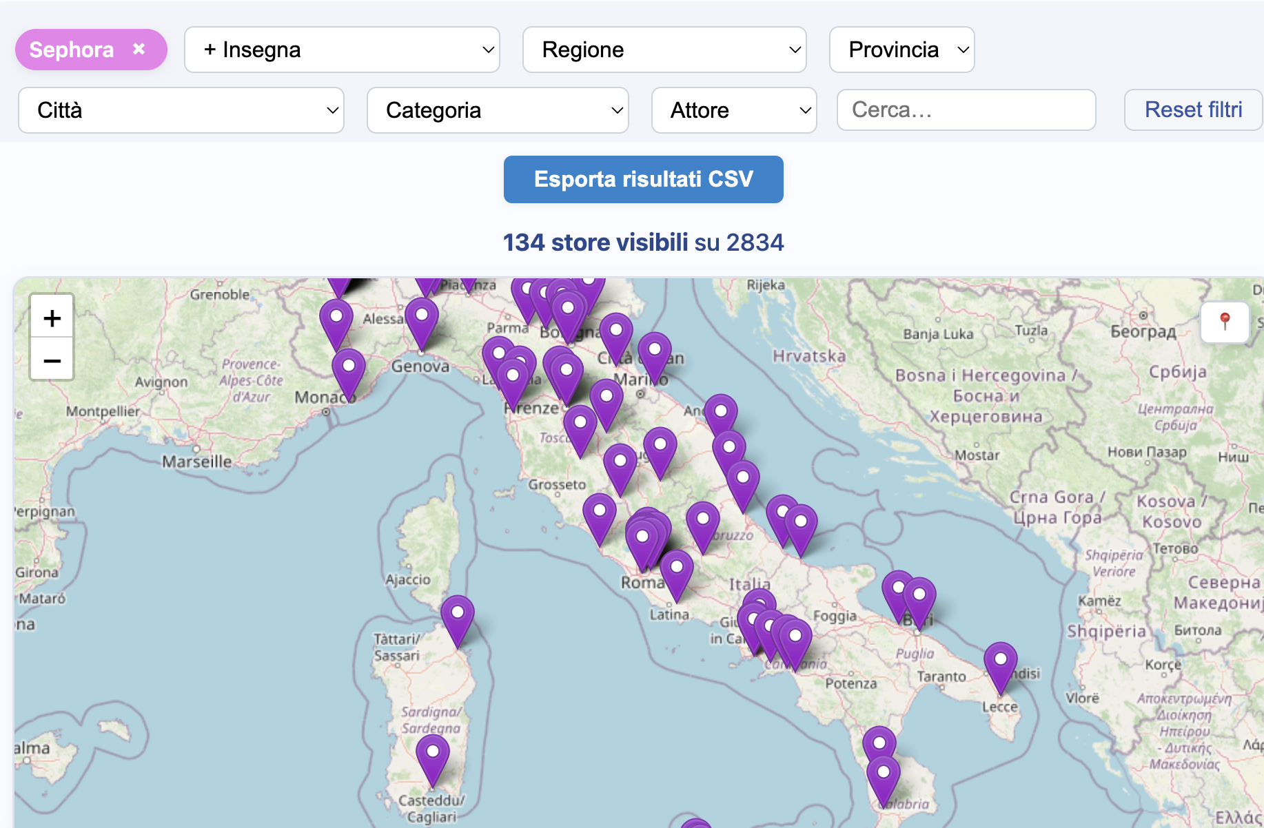 Dashboard visual showing KPI uplift for an Italian SME