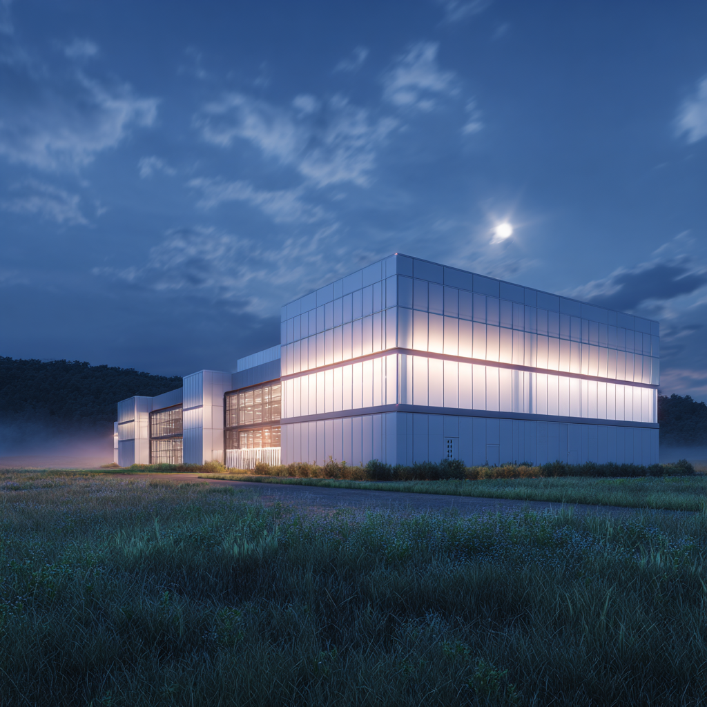 Modern cloud data center with AI-driven architecture